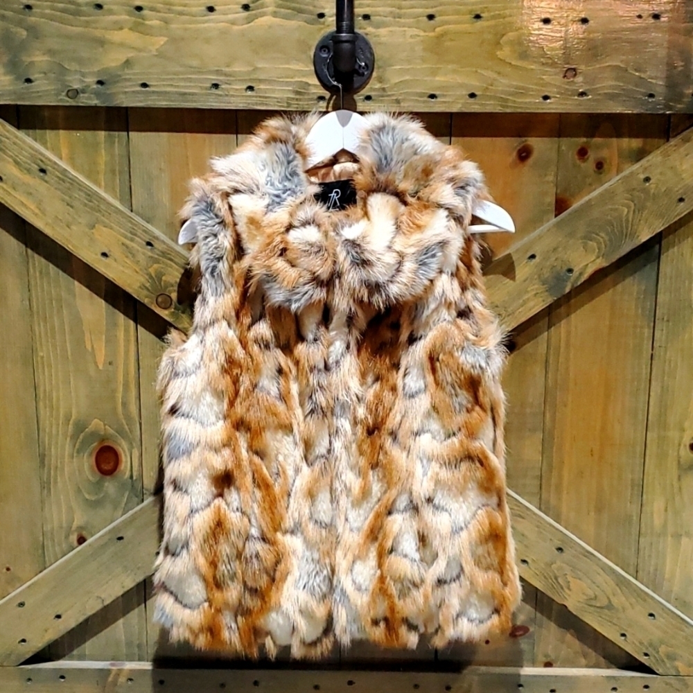 Rachel Zoe Faux Fur Vest Size Xs Mobwife Clubwear Going Out